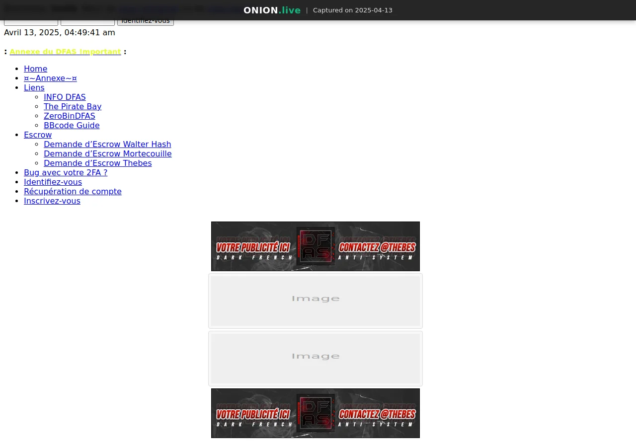 Dfas Forum screenshot